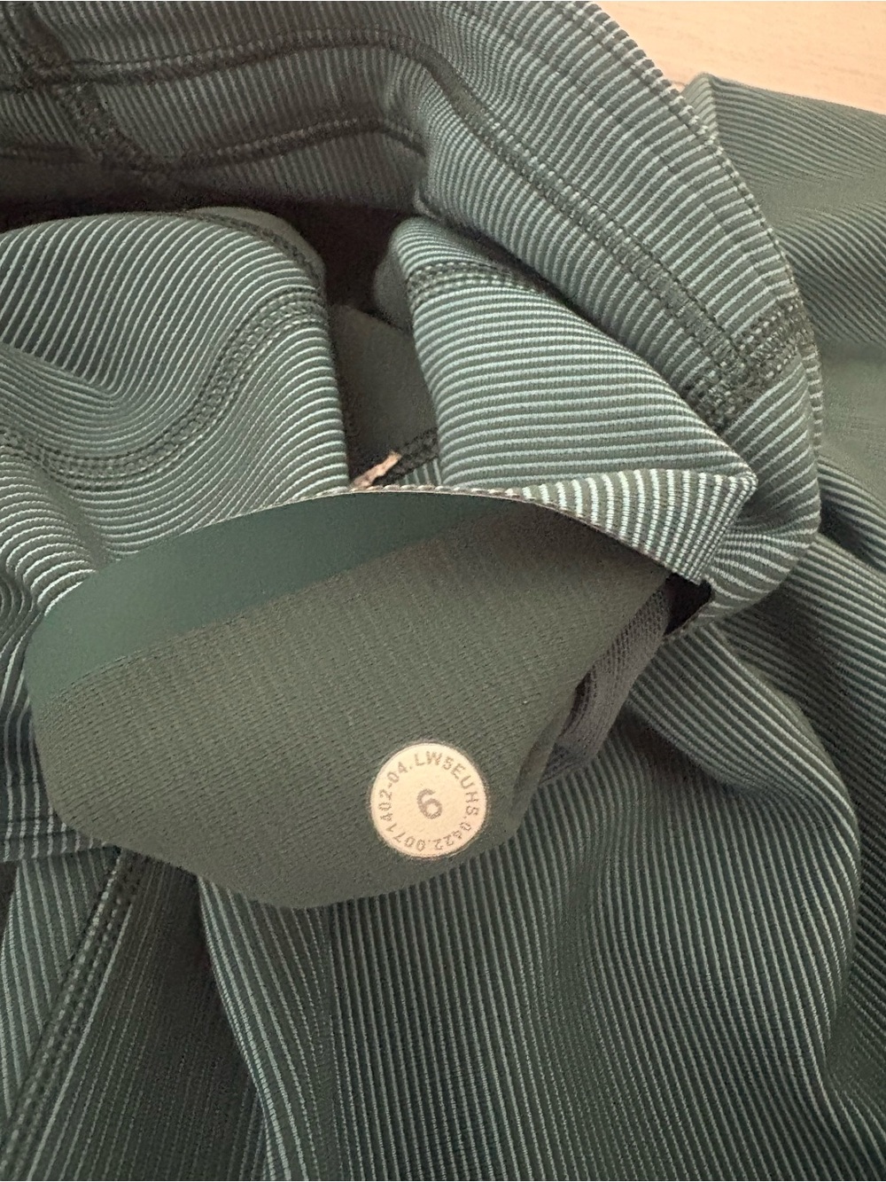 LULULEMON Base Pace High Rise Ribbed Tight Size 6 - Picture 6 of 7